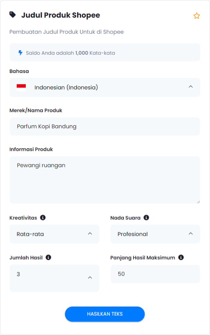 judul produk shopee - form tools judul produk shopee 1