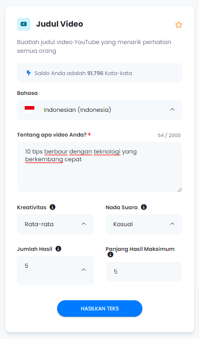 Judul Video Kreatif - Aikonten judul video 3