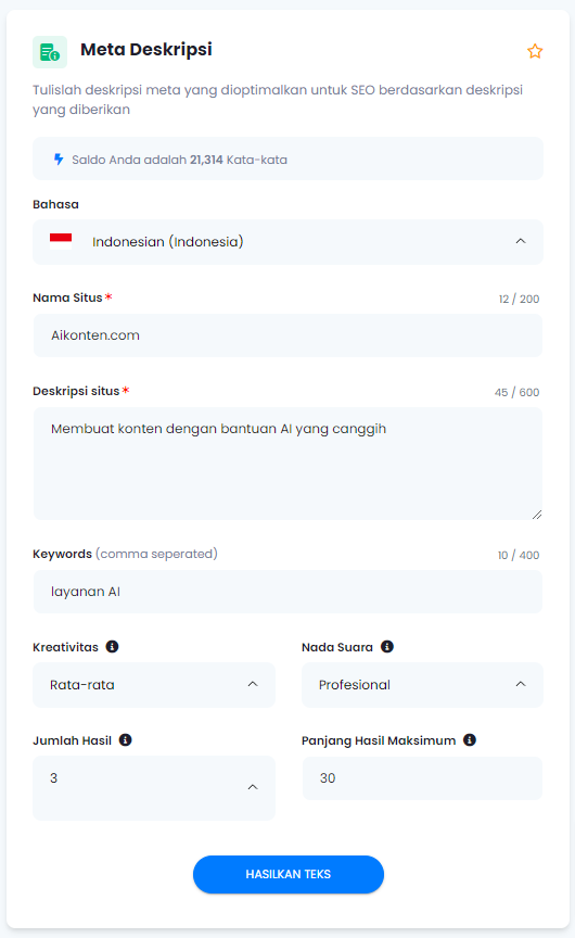 meta description generator - meta descrption seo