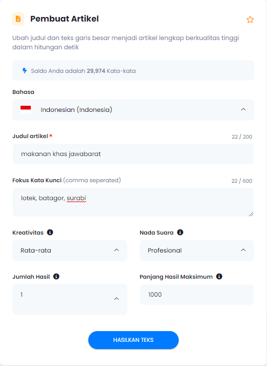 pembuat artikel otomatis - pembuat artikel otomatis
