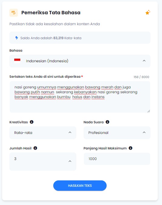 Grammar Checker Online - pemeriksa tata bahasa1